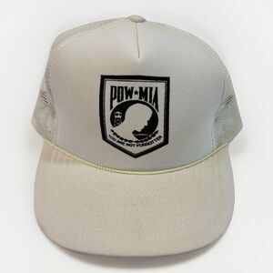 Vintage POW MIA Trucker Hat Rope Foam Snapback Nissin Cap Philippines 80s 90s